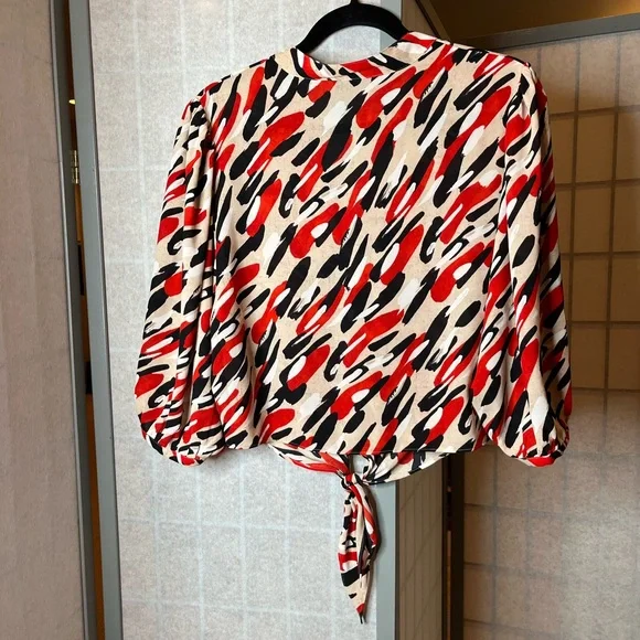 Nic + Zoe blouse with waist tie - Picture 5 of 5